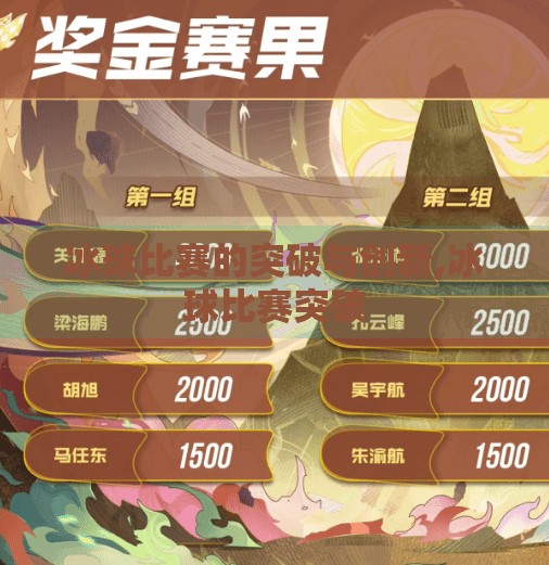 冰球比赛的突破与创新,冰球比赛突破